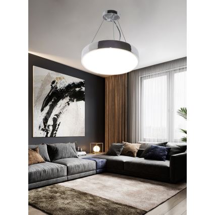 Top Light Metal 40CRZ RC - LED dimmelhető függeszték kábelre METAL LED/51W/230V fényes króm + távirányító