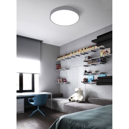 Top Light Metal 40S RC - LED dimmelhető mennyezeti lámpa LED/51W/230V szürke + távirányító