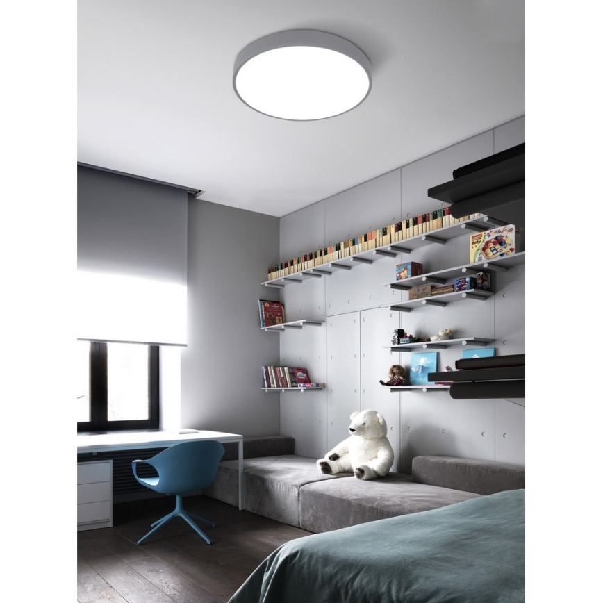 Top Light Metal 40S RC - LED dimmelhető mennyezeti lámpa LED/51W/230V szürke + távirányító