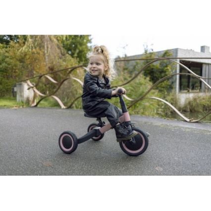 Top Mark - Tolós bicikli 4in1 KAYA rózsaszín