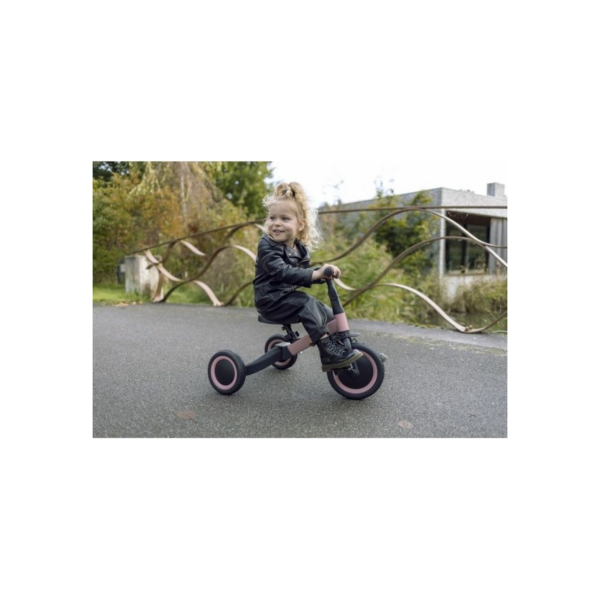 Top Mark - Tolós bicikli 4in1 KAYA rózsaszín