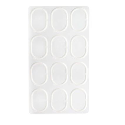 TORO EASY zuhanyfüggöny 178x199 cm fehér/sárga