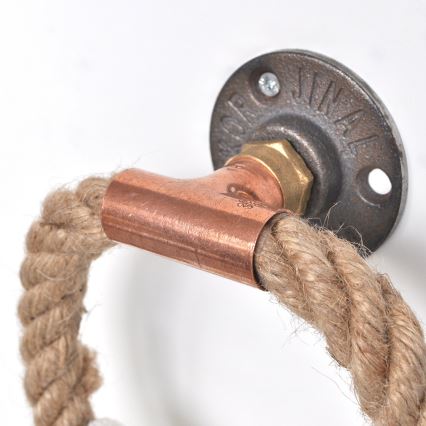 Törölközőtartó 16x16 cm bézs/arany