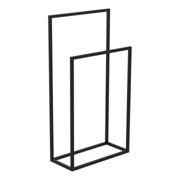 Törölközőtartó 85x45 cm fekete