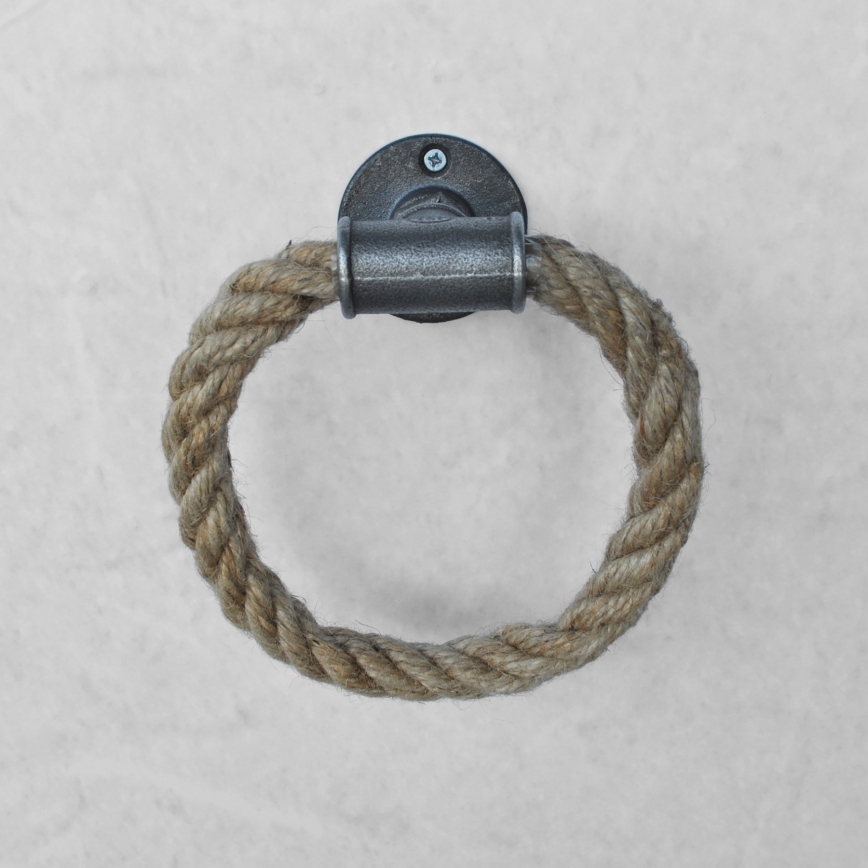 Törölközőtartó BORURAF 20x20 cm bézs