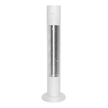 Toronyventilátor 50W/230V 83 cm fehér + távirányító