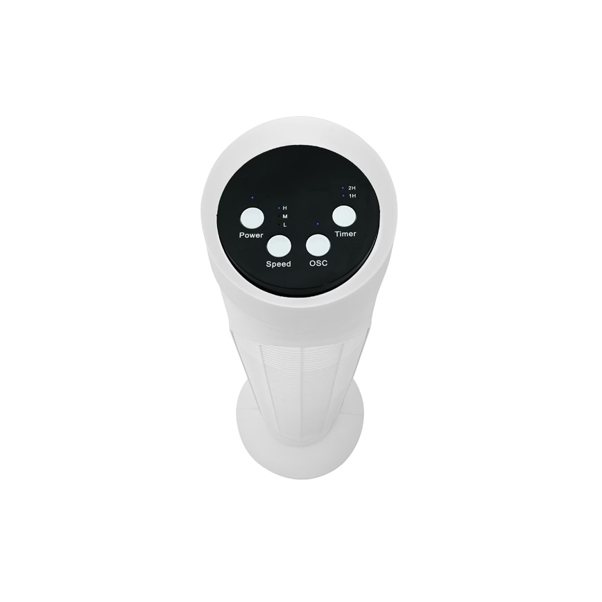 Toronyventilátor 50W/230V 83 cm fehér + távirányító