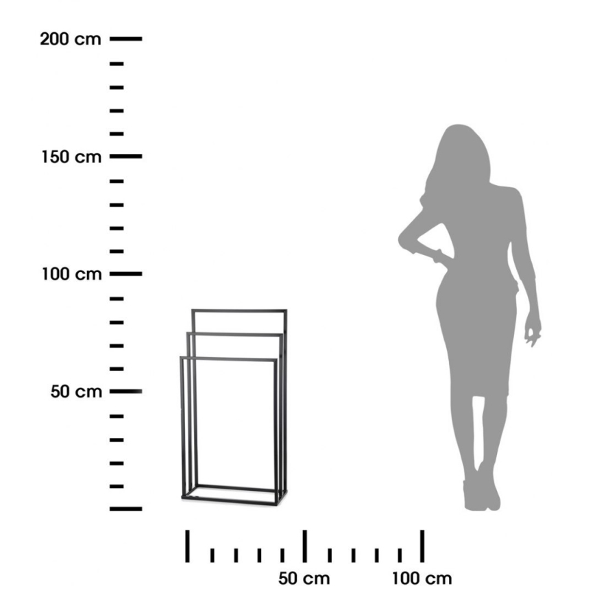 Törülközőtartó 85x45 cm