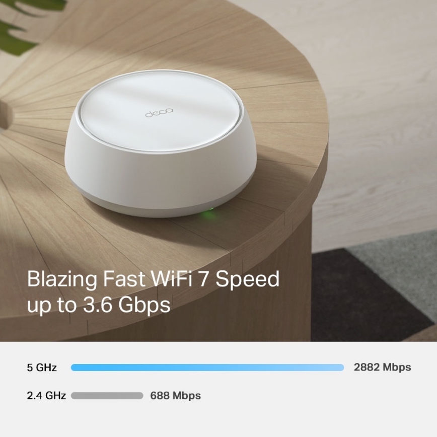 TP-Link - 3 darabos Wi‑Fi 7 mesh rendszer az egész otthon lefedésére