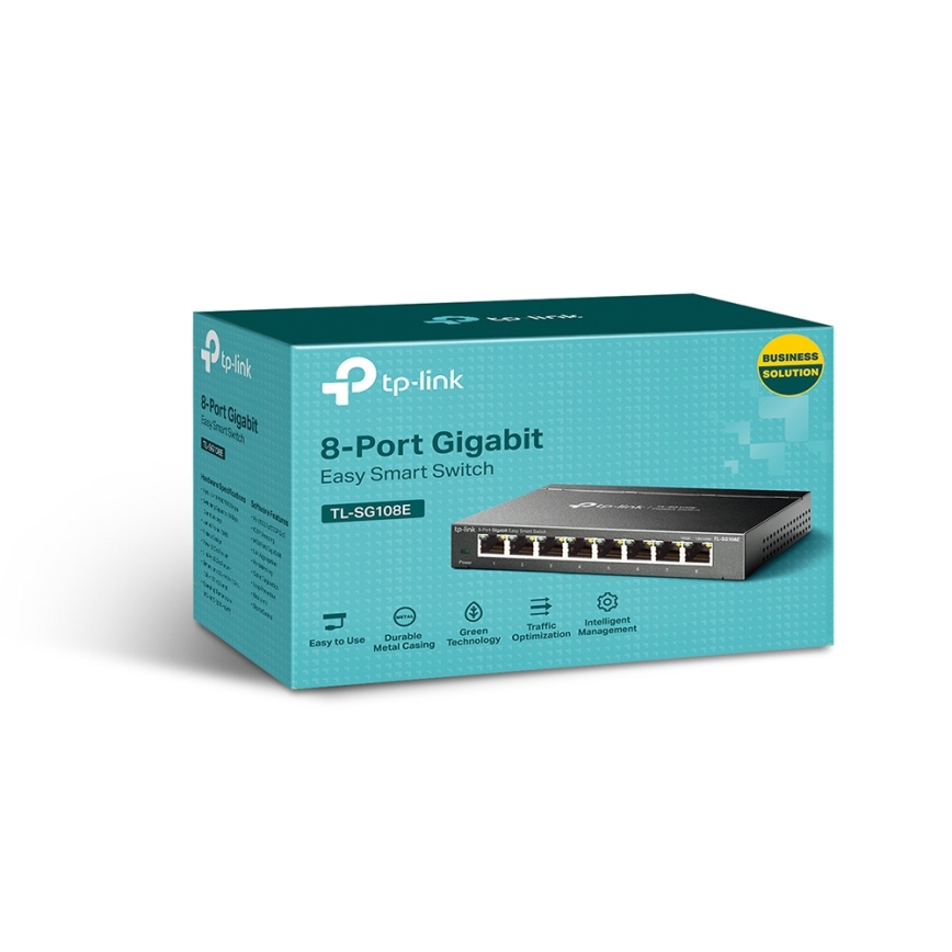TP-Link - 8 portos gigabites Easy Smart hálózati kapcsoló