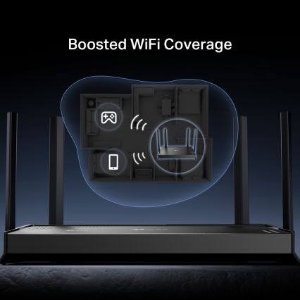 TP-Link - Archer BE220 kétsávos Wi‑Fi 7 router