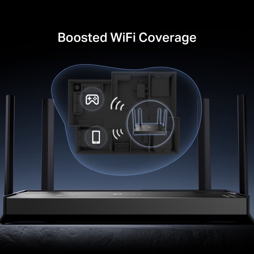 TP-Link - Archer BE220 kétsávos Wi‑Fi 7 router