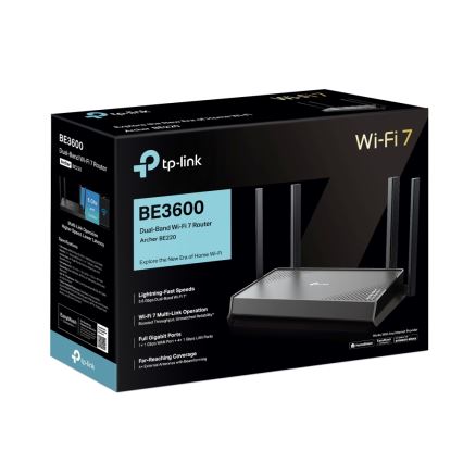 TP-Link - Archer BE220 kétsávos Wi‑Fi 7 router