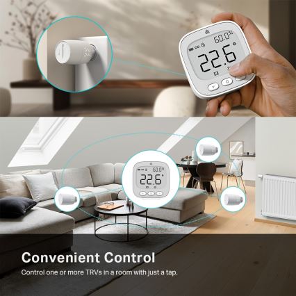 TP-Link - Digitális termosztát 2xAAA