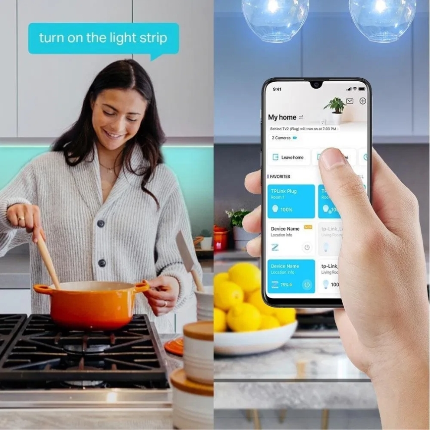 TP-Link - Dimmelhető LED RGBW szalag 5 m LED/13,5W/230V Wi-Fi