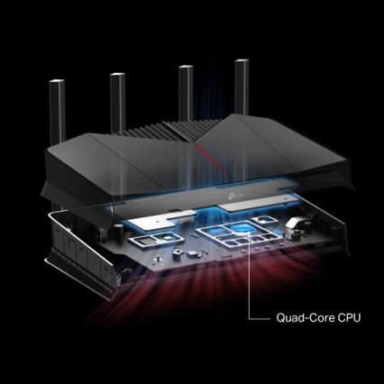 TP-Link - Gamer kétsávos Wi‑Fi 7 router Archer GE230