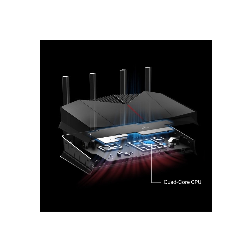 TP-Link - Gamer kétsávos Wi‑Fi 7 router Archer GE230