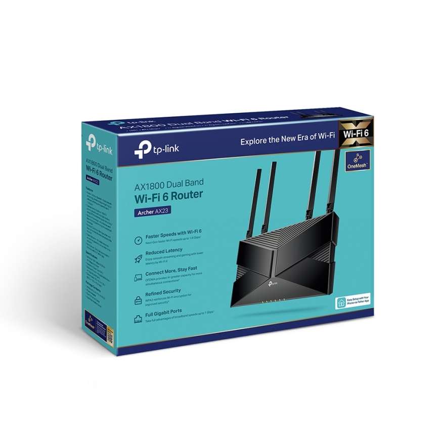 TP-Link - Két sávos Wi-Fi 6 útválasztó Archer AX23