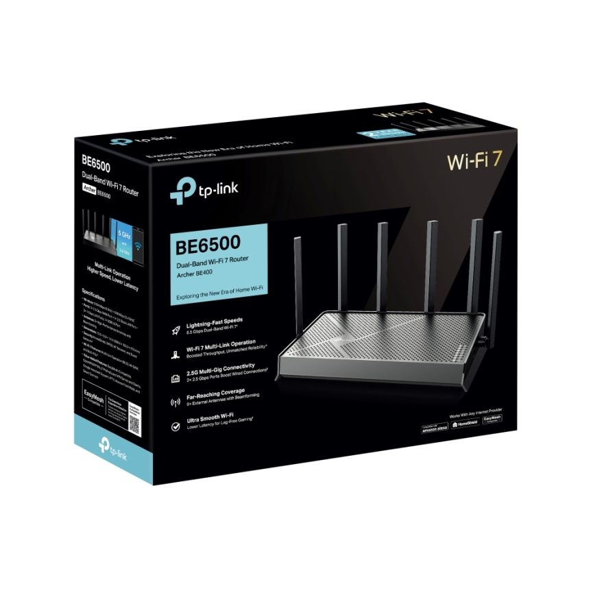 TP-Link - Két sávos Wi-Fi 7 router Archer BE400