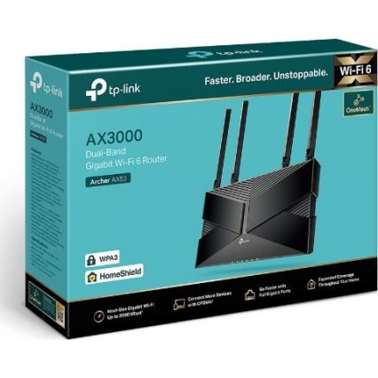 TP-Link - Kétsávos gigabites Wi-Fi 6 útválasztó