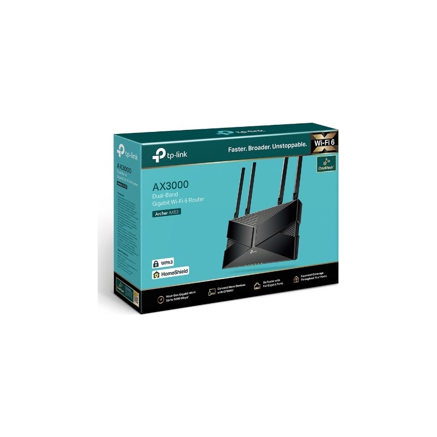 TP-Link - Kétsávos gigabites Wi-Fi 6 útválasztó