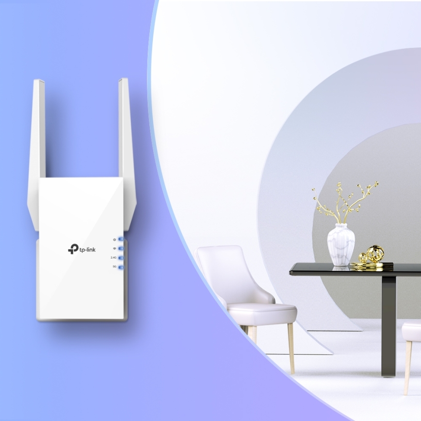 TP-Link - Kétsávos Wi-Fi 6 jelerősítő RE505X