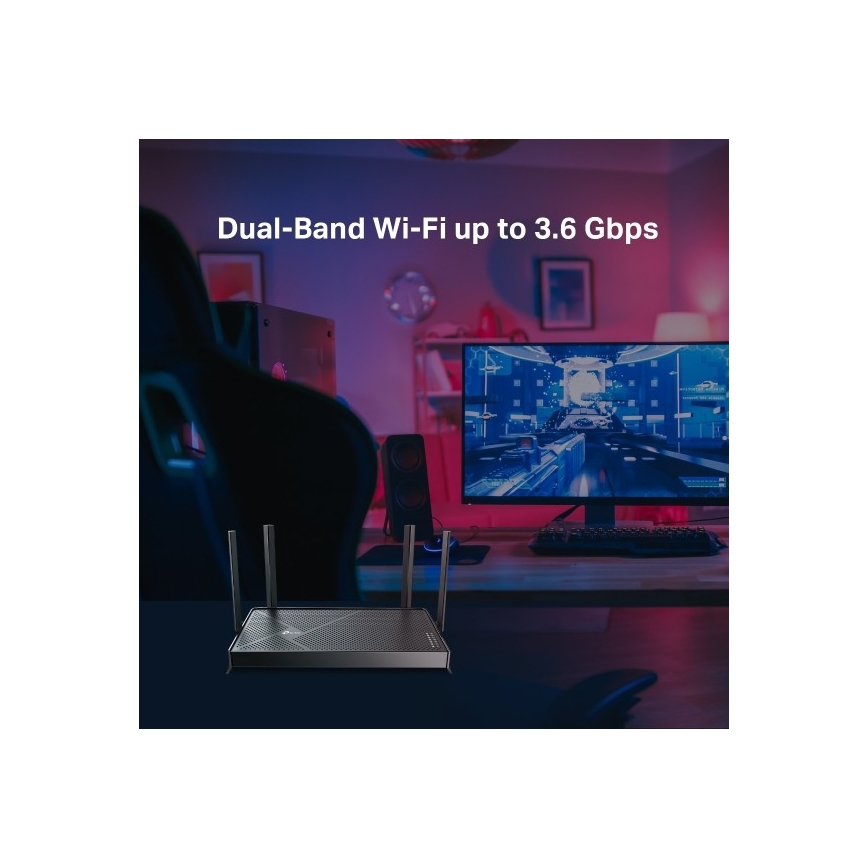 TP-Link - Kettős sávú Wi-Fi 7 router