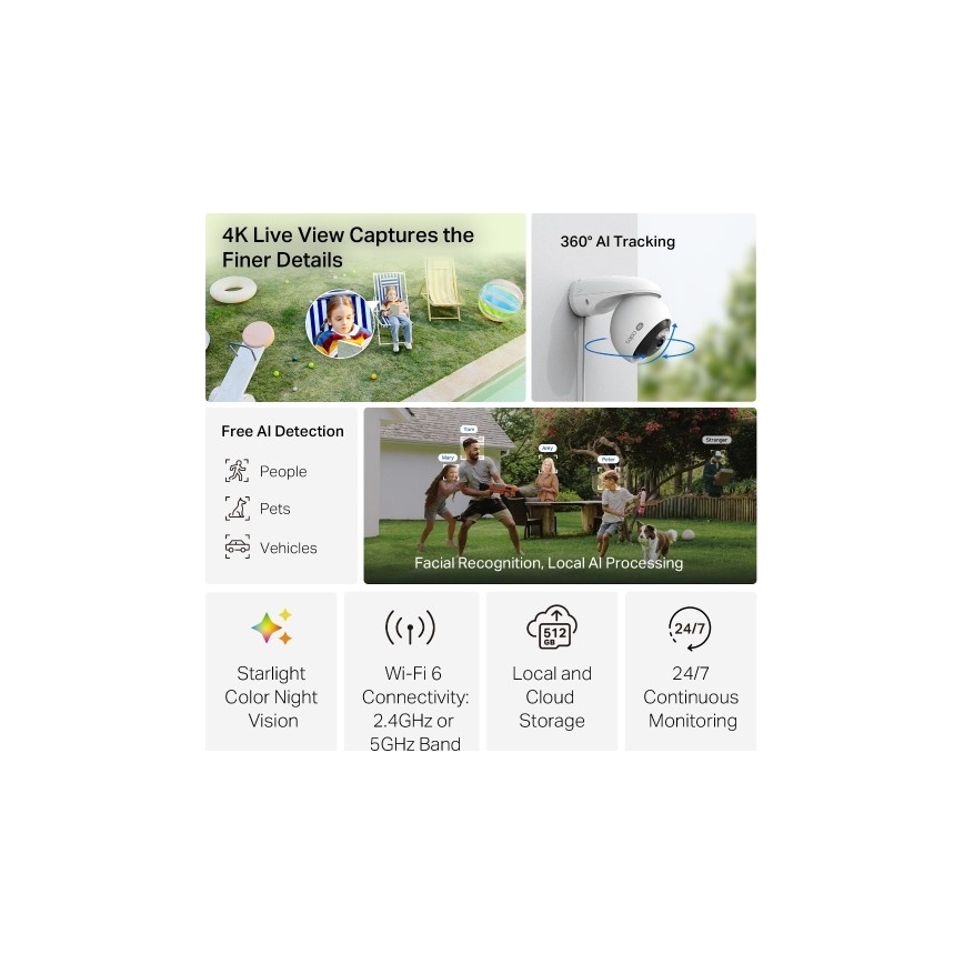 TP-Link - kültéri IP66 Wi-Fi kamera