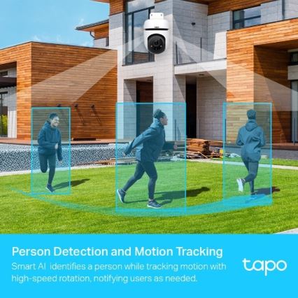 TP-Link - Kültéri kamera érzékelővel, IP65, Wi-Fi