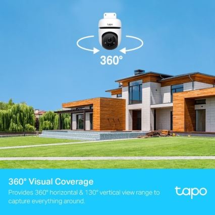 TP-Link - Kültéri kamera érzékelővel, IP65, Wi-Fi