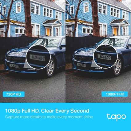 TP-Link - Kültéri kamera érzékelővel, IP65, Wi-Fi