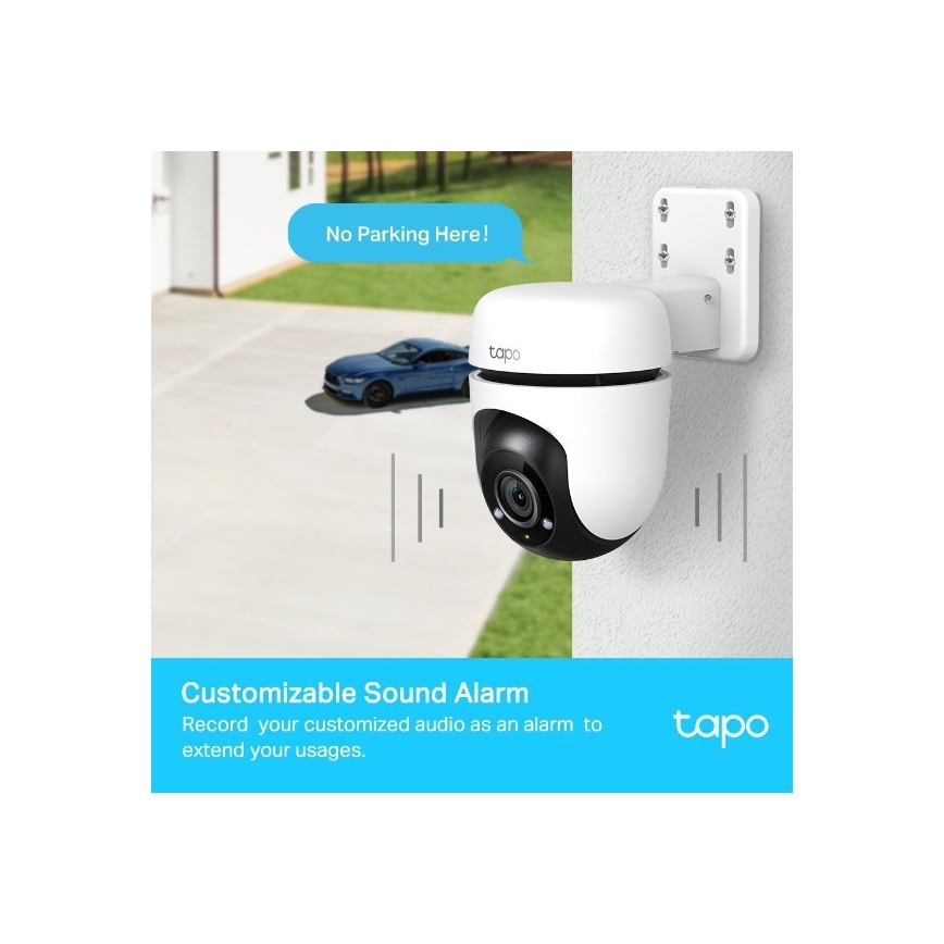 TP-Link - Kültéri kamera érzékelővel, IP65, Wi-Fi