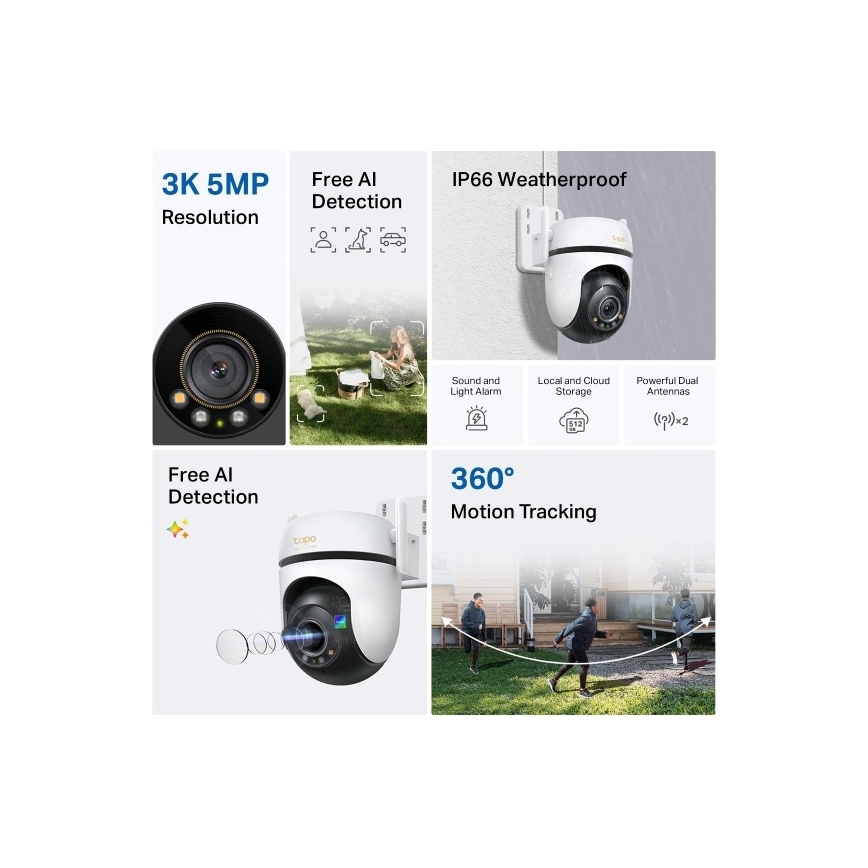 TP-Link - Kültéri kamera IP66 Wi-Fi