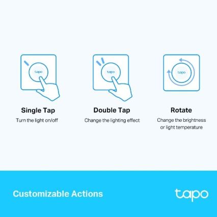 TP-Link - Okos érintő fényerőszabályzó 1xCR2032 Wi-Fi