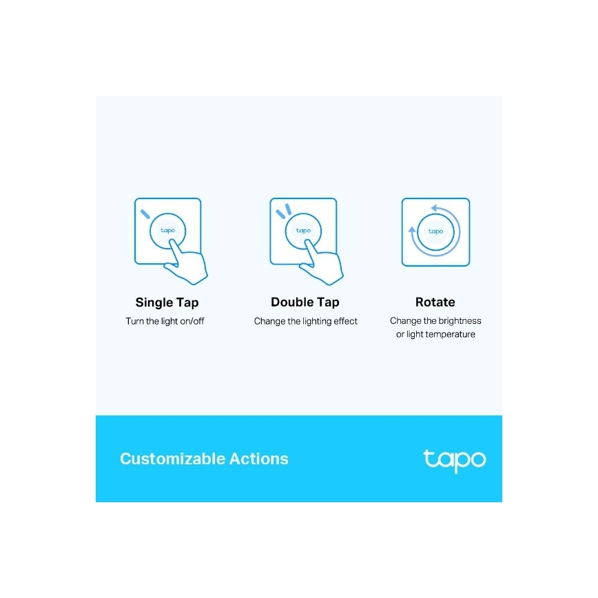 TP-Link - Okos érintő fényerőszabályzó 1xCR2032 Wi-Fi