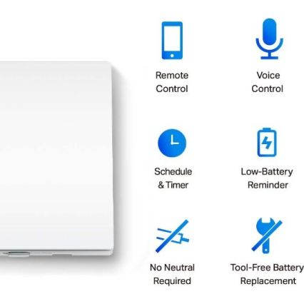 TP-Link - Okos fénykapcsoló 2xAAA Wi-Fi