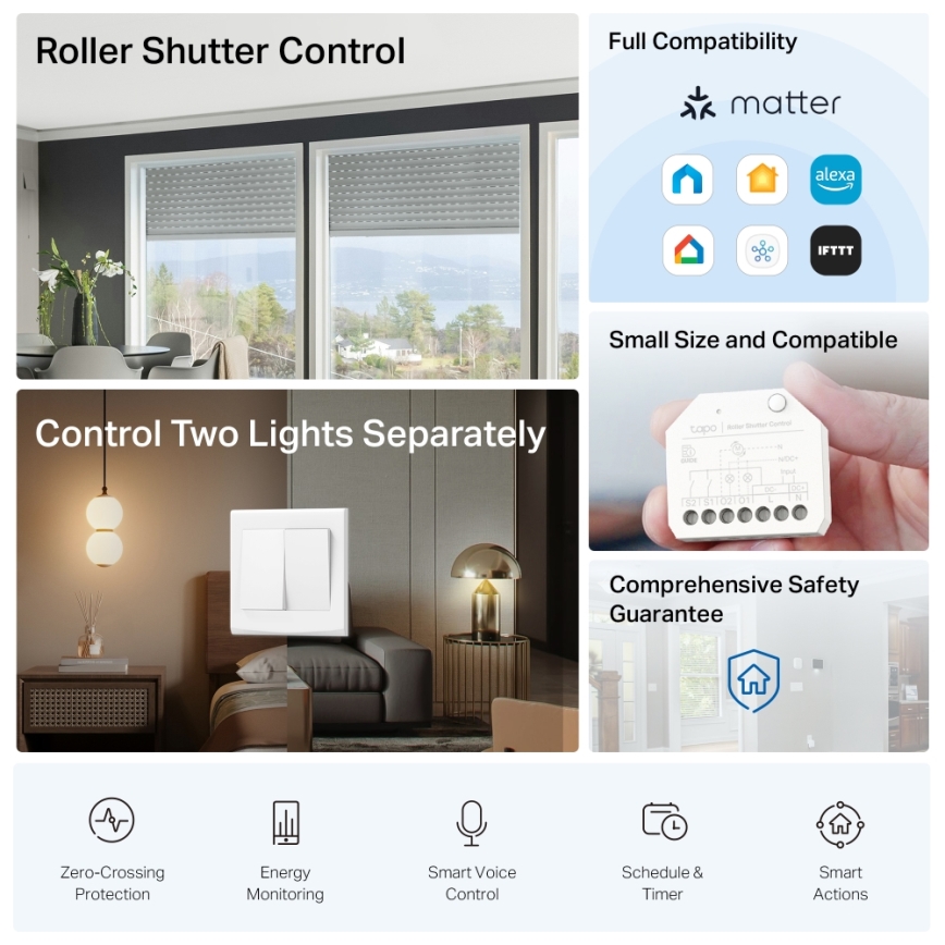 TP-Link - Okoskapcsoló modul MATTER