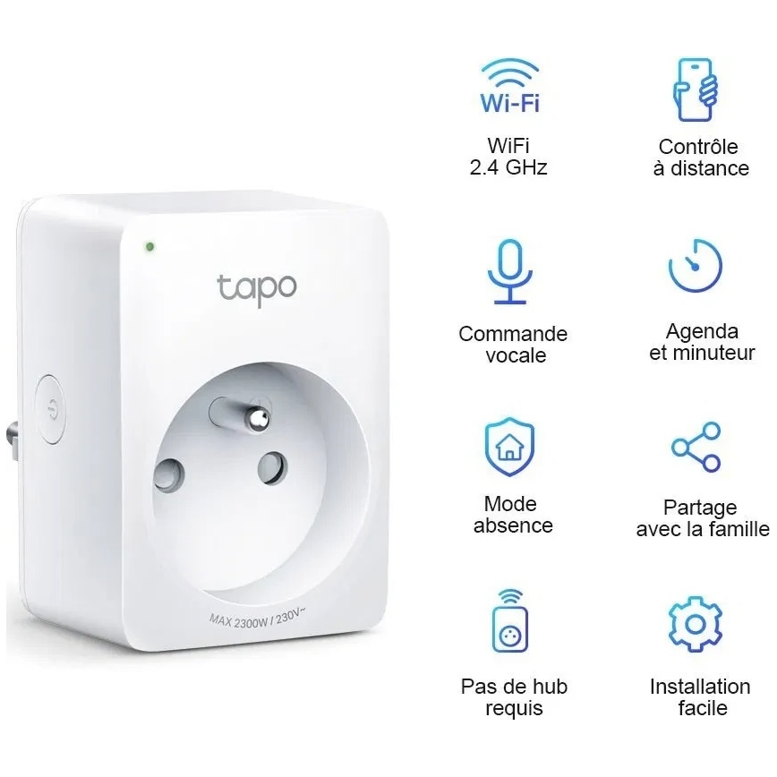 TP-Link - Okos konnektor E 2300W Wi-Fi