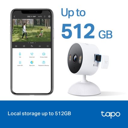 TP-Link - Okos kültéri kamera 3 MP 5V Wi-Fi