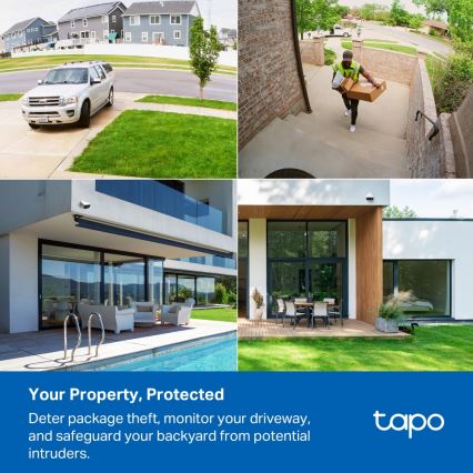 TP-Link - Okos kültéri kamera IP65 5V Wi-Fi