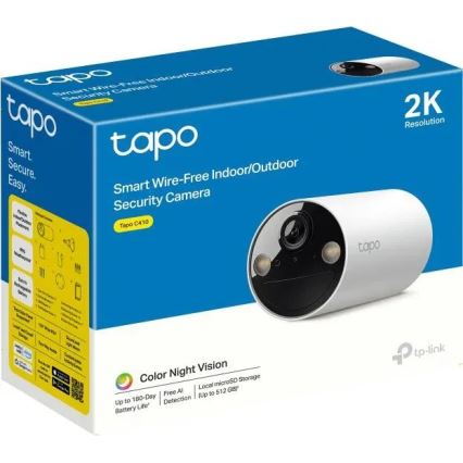 TP-Link - Okos kültéri kamera érzékelővel, IP65, Wi‑Fi