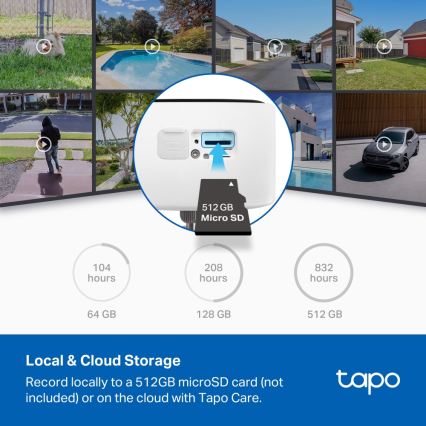 TP-Link - Okos napelemes kamera 5200 mAh 5V IP65