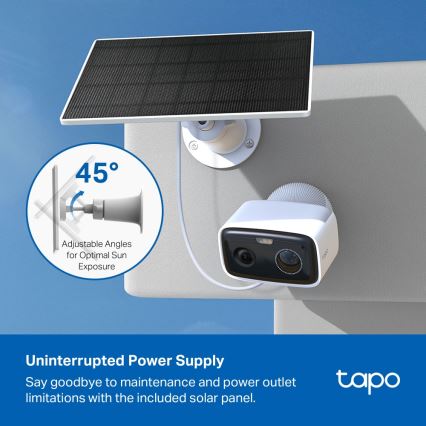 TP-Link - Okos napelemes kamera 5200 mAh 5V IP65 Wi‑Fi