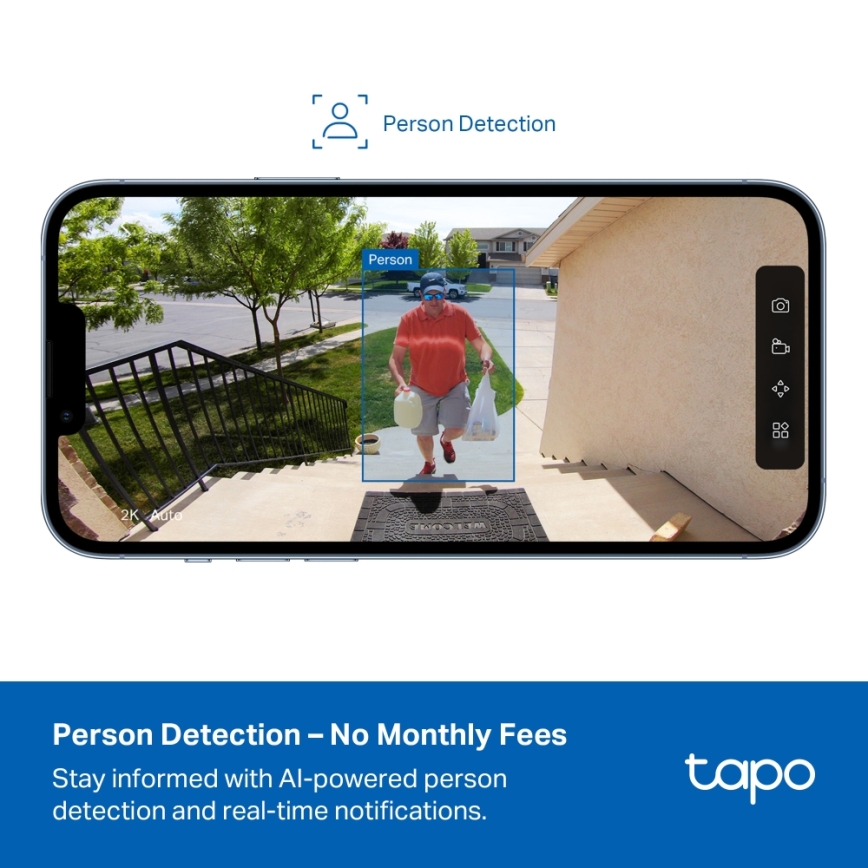 TP-Link - Okos napelemes kamera 5200 mAh 5V IP65 Wi‑Fi