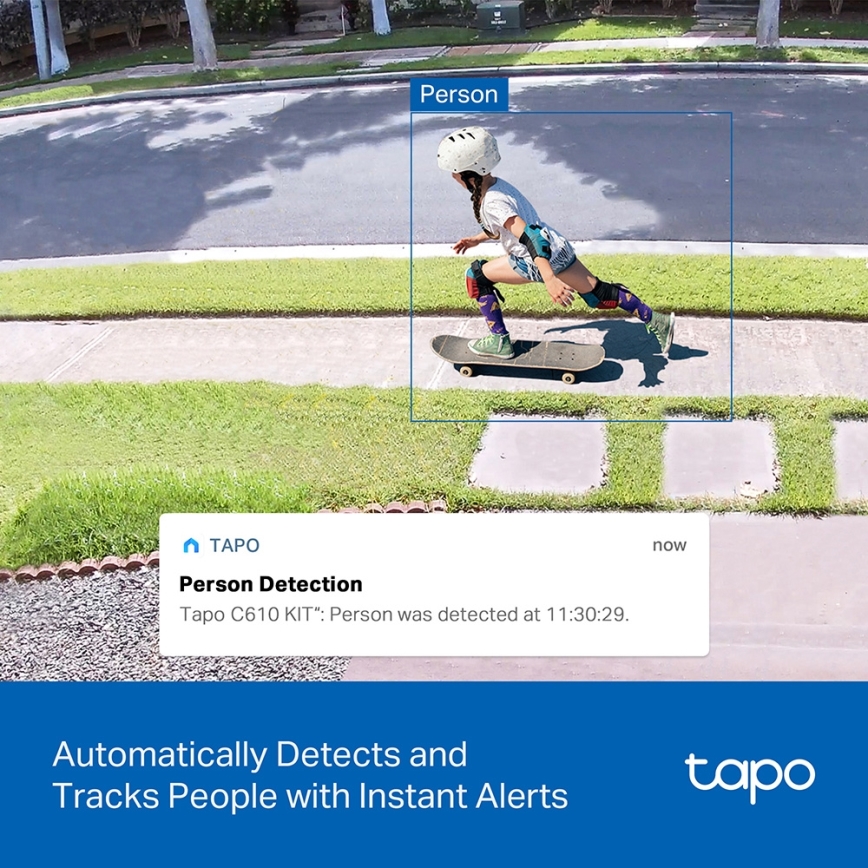 TP-Link - Okos napelemes kamera 5V IP65