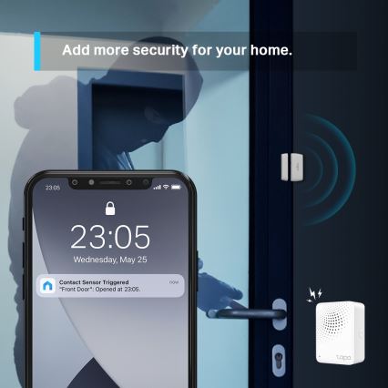 TP-Link - Okos nyitásérzékelő 1xCR2032 Wi-Fi