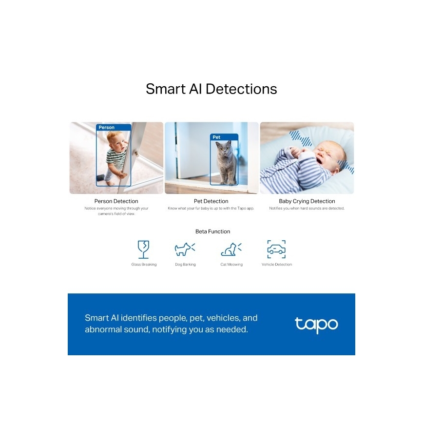 TP-Link - Tuya-kompatibilis okos Wi-FI kamera