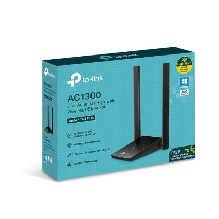 TP-Link - USB-s vezeték nélküli hálózati adapter magas nyereségű antennákkal