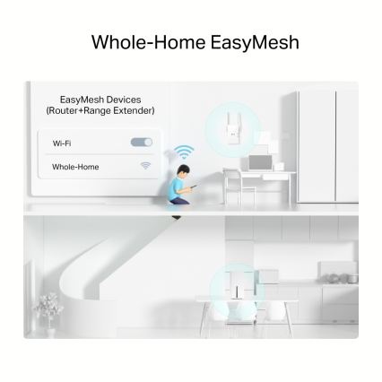 TP-Link - Vezeték nélküli, két sávú, gigabites 5G router Archer NX200 Wi-Fi