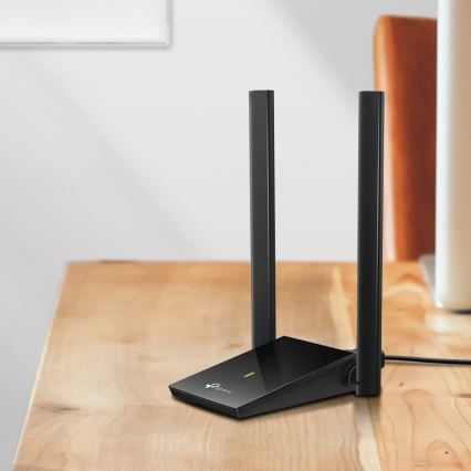 TP-Link - Archer T4U Plus Wi-Fi vezeték nélküli USB hálózati adapter nagy nyereségű antennákkal